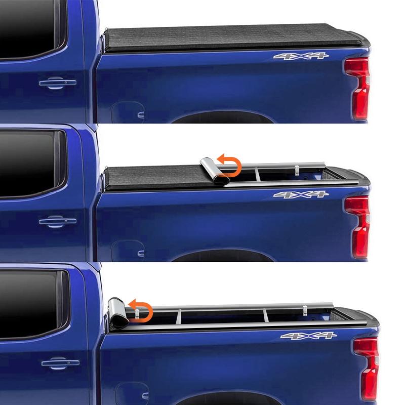 Soft Roll Up Truck Bed Cover For 2016-2021 Toyota Tacoma