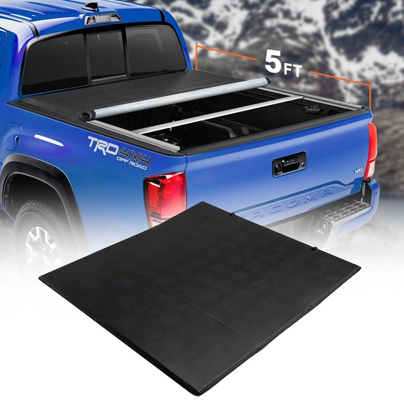 Soft Roll Up Truck Bed Cover For 2016-2021 Toyota Tacoma