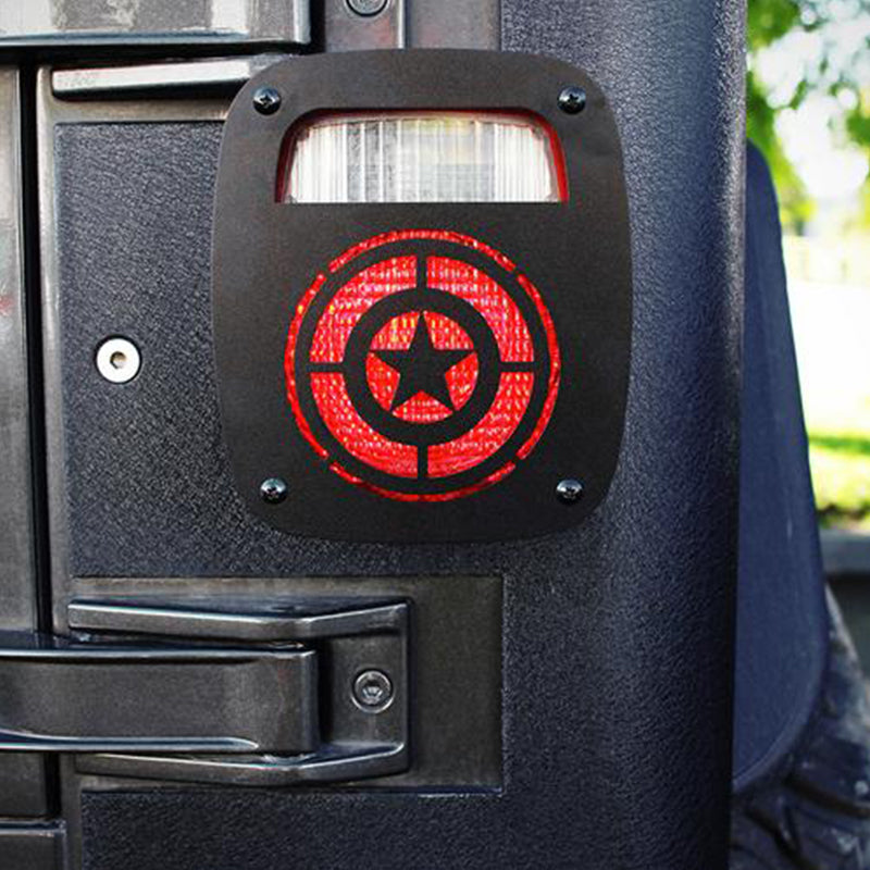 Star Black Rear Taillight Cover