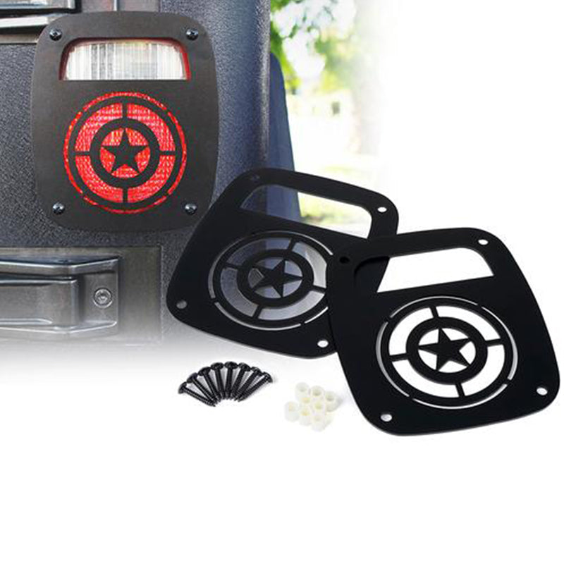 Star Black Rear Taillight Cover