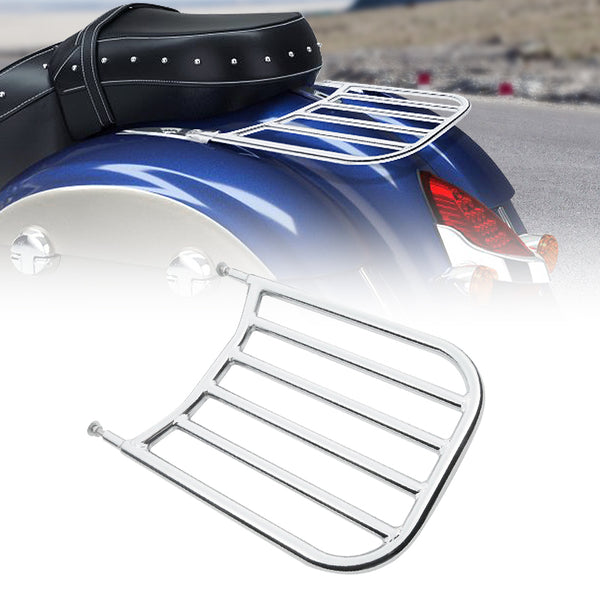 USA ONLY Steel Backrest Sissy Bar Luggage Rack Fit For Indian