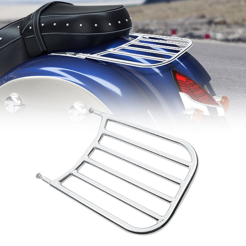 Steel Backrest Sissy Bar Luggage Rack Fit For Indian Chieftain Dark Horse 16-21