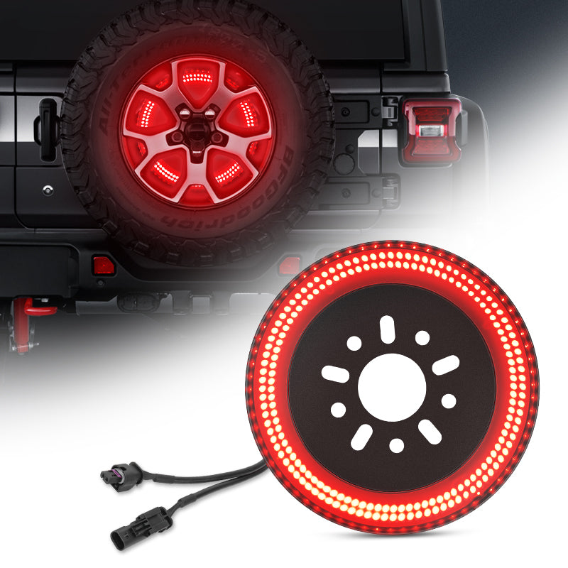 Spare tire light for jl