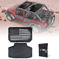 Top Mesh Sun Shade for 2007-2018 Jeep Wrangler JKU 4 Door