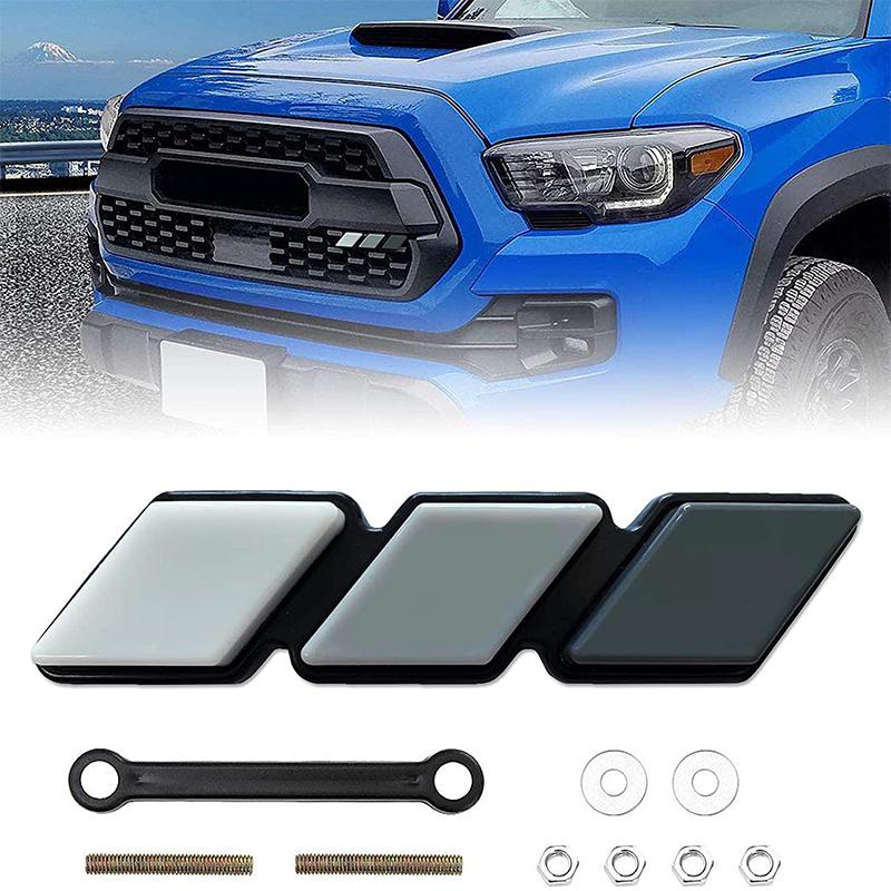  Tri-color Front Grill Badge Emblem for Toyota Tacoma