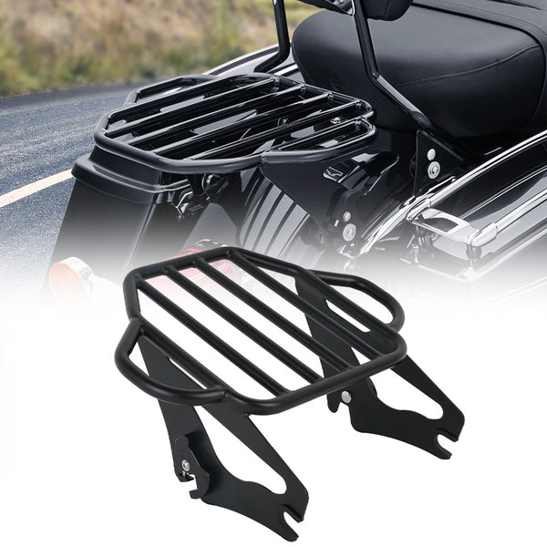 Harley Road King Luggage Rack SCMOTO Detachables Backrest Sissy Bar W/