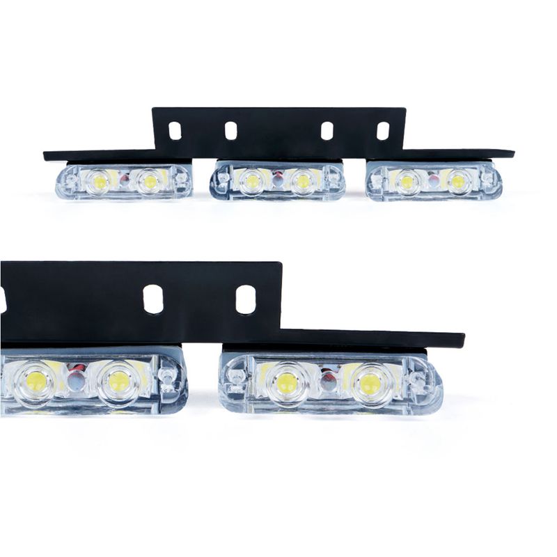 USA ONLY 36 LED Patrol Series Red Blue Grille Strobe Light Set