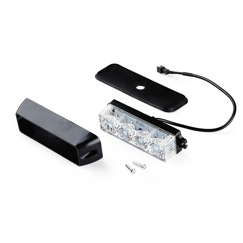 USA ONLY Blue/White G1 Series 8 LED Hide A Way Emergency Strobe Light Set