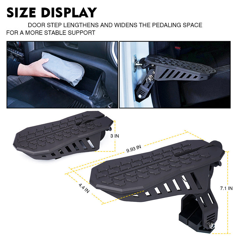 Foldable Door Hingle Step Plate