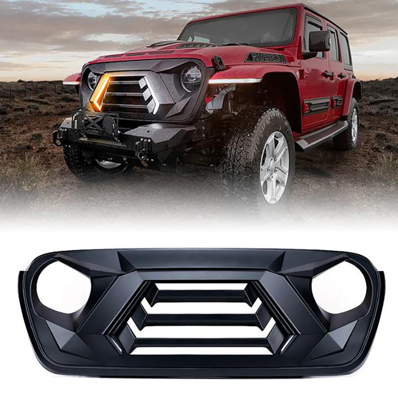 Vader Series Grille with Turn Signal and Daytime Running Lights 