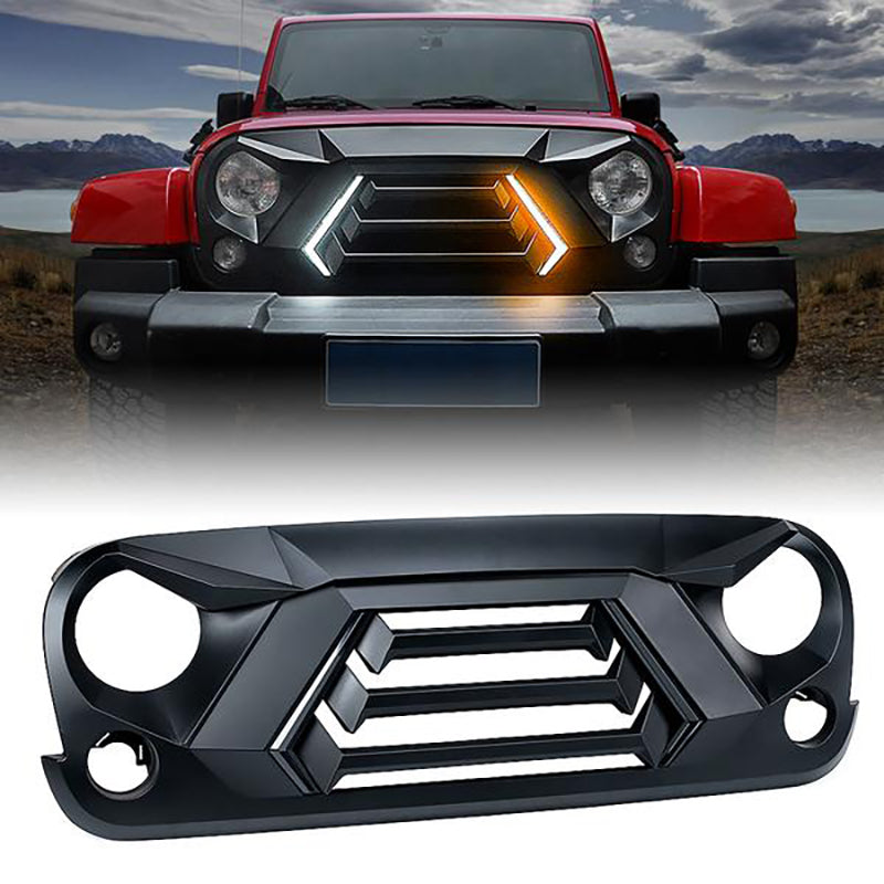 Vader Series Grille with Turn Signal and Daytime Running Lights 