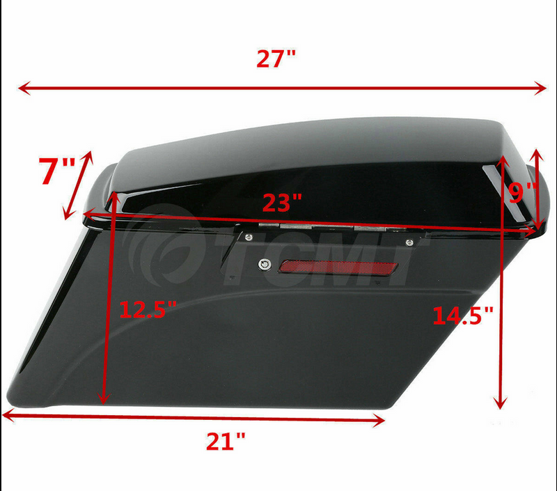 Vivid Hard Motorcycle Saddlebags Latch Keys For Harley Touring ultra street glide 94-12