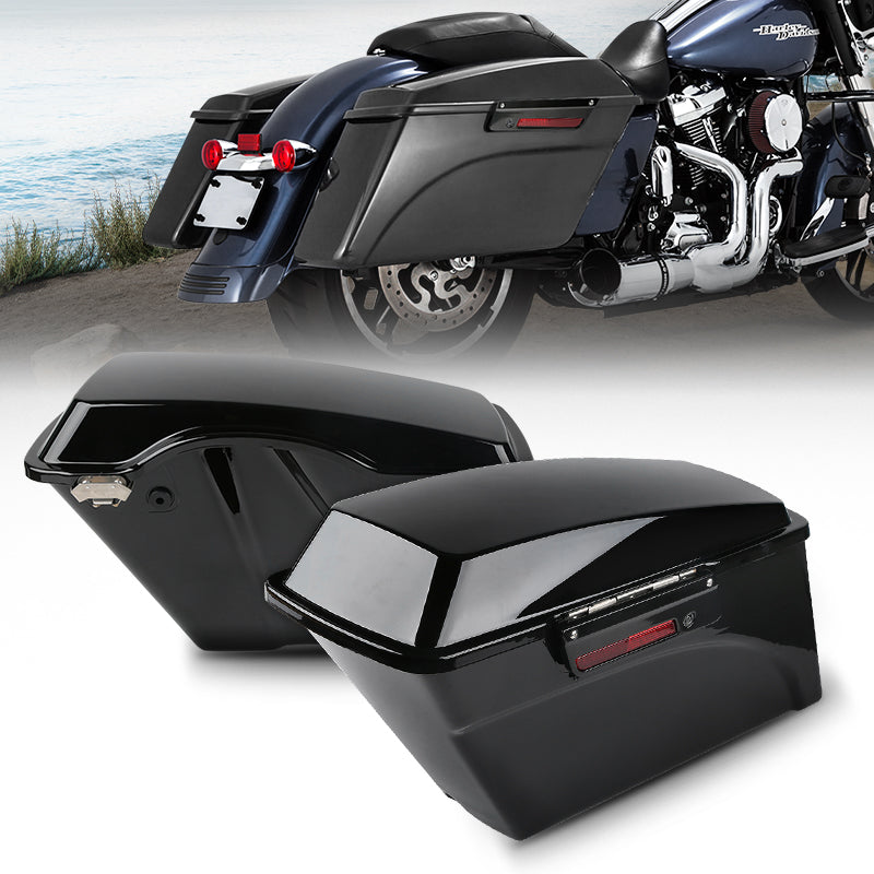 Vivid Hard Motorcycle Saddlebags Latch Keys For Harley Touring ultra street glide 94-12