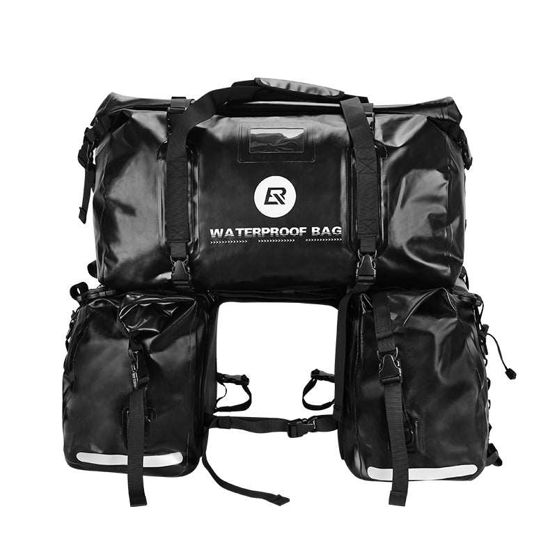Waterproof Motorcycle Saddlebags & Tail Bag Combo