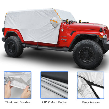 210D Oxford Cloth Full Door Cab Cover for Jeep Wrangler