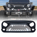 USA ONLY Replacement Grill with Steel Mesh for 2007-2018 Jeep Wrangler JK