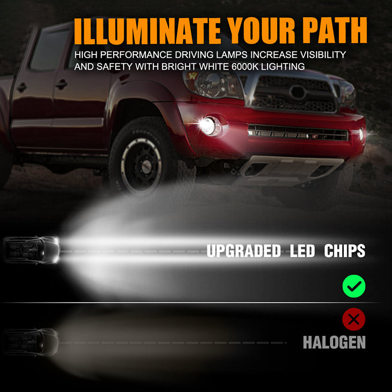 LED Fog Lights for 2005-2011 Toyota Tacoma