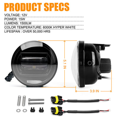 LED Fog Lights for 2005-2011 Toyota Tacoma