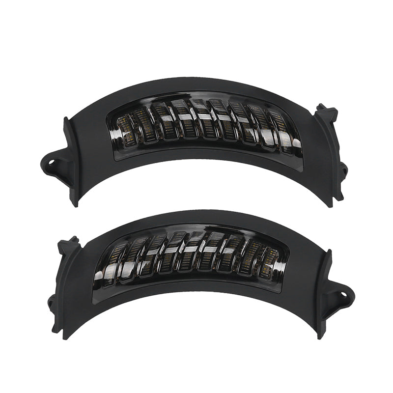 Harley Road Glide 2015-2024 Amber & White LED Running Turn Signal Lights-light details