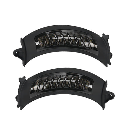 Harley Road Glide 2015-2024 Amber & White LED Running Turn Signal Lights-light details