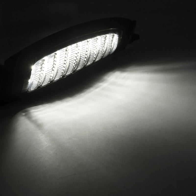 Harley Road Glide 2015-2024 Amber & White LED Running Turn Signal Lights-light show