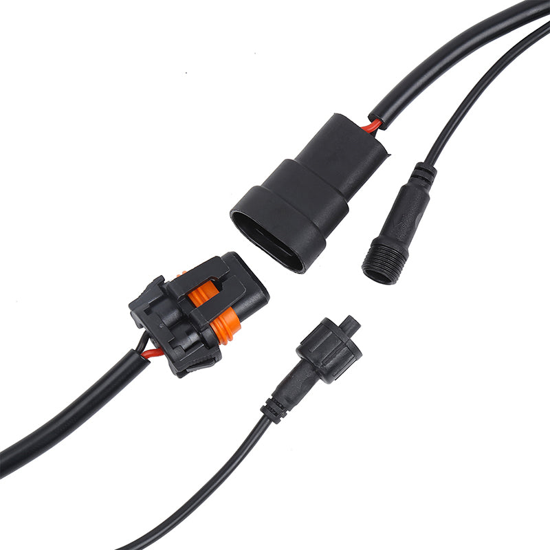 7inch RGB LED Headlights + 4inch LED Fog Light RGB Halos for Jeep Wrangler - LED Factory Mart