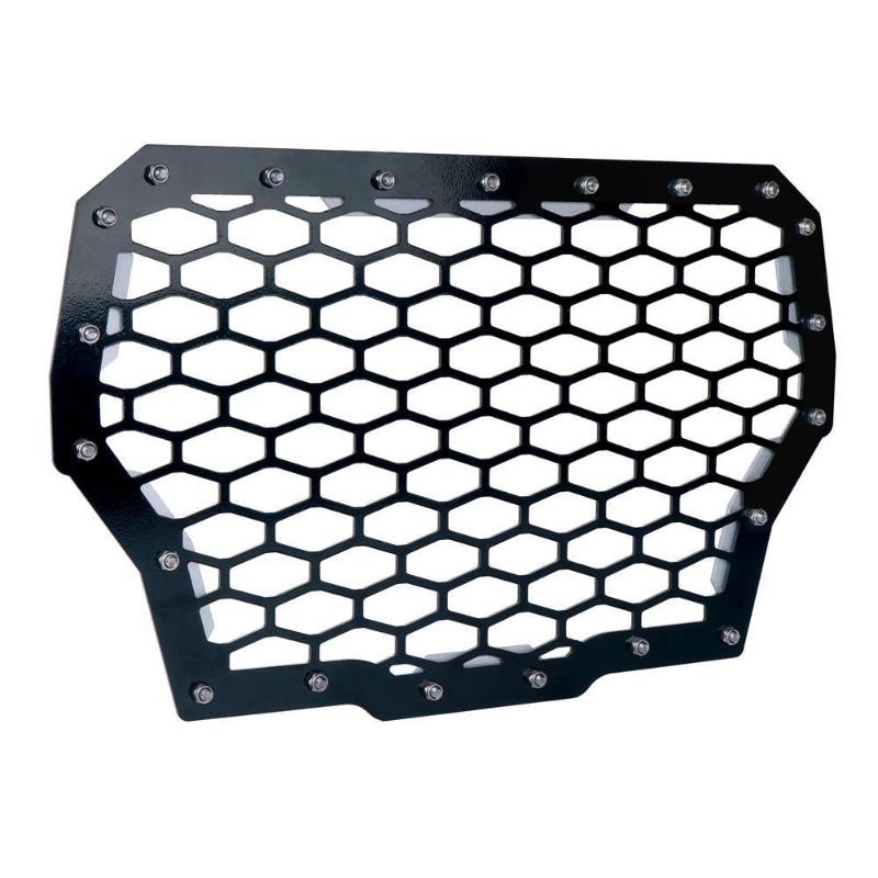 Silver Steel Mesh Grille For 2017 Polaris RZR Turbo Models