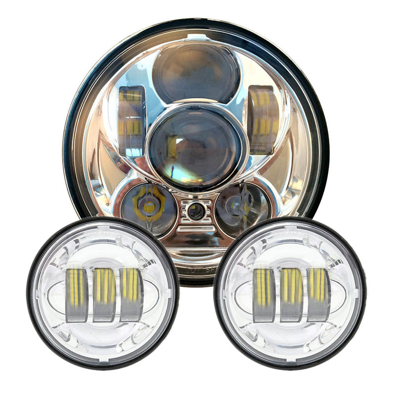 5.75 inch Projector LED Headlight & 4.5 inch Passing Lights - LED Factory Mart
