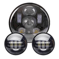 5.75 inch Projector LED Headlight & 4.5 inch Passing Lights - LED Factory Mart