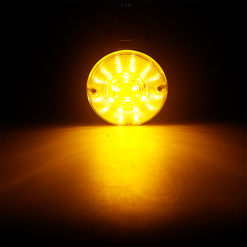 3.25 Inch Flat LED Turn Signal for Harley Davidson Motorcycles-light show