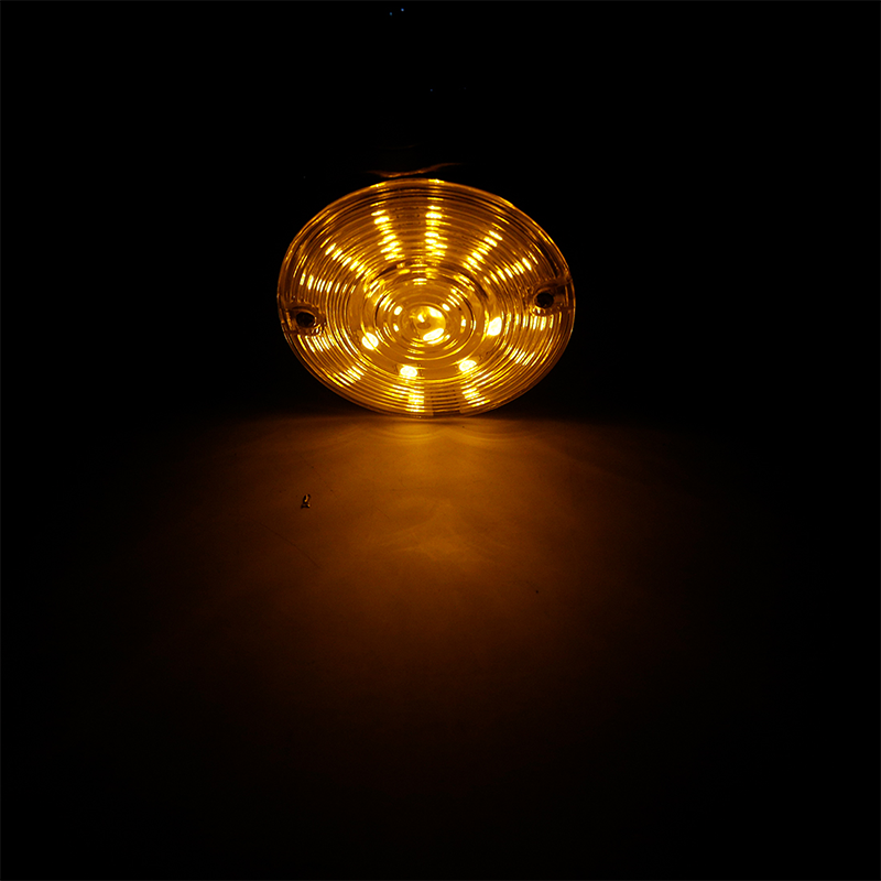 3.25 Inch Flat LED Turn Signal for Harley Davidson Motorcycles-light show