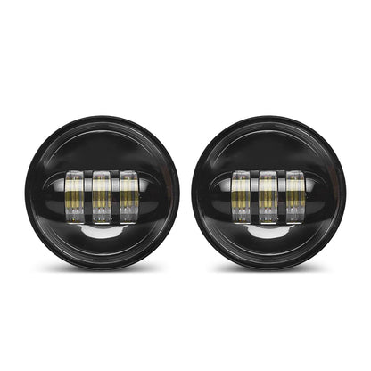 7" LED Headlight + 4.5" Fog Passing Lights with Bracket Ring - LED Factory Mart
