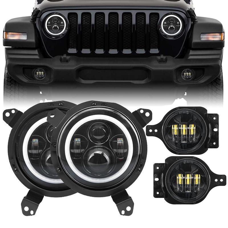 jeep jl led headlights and fog lights