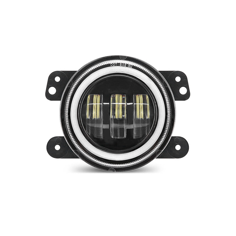 JK LED Halo Headlights and Fog Lights