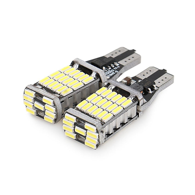 T10 194 W5W 45SMD 4014 Error Free LED Reverse Back Light Bulbs