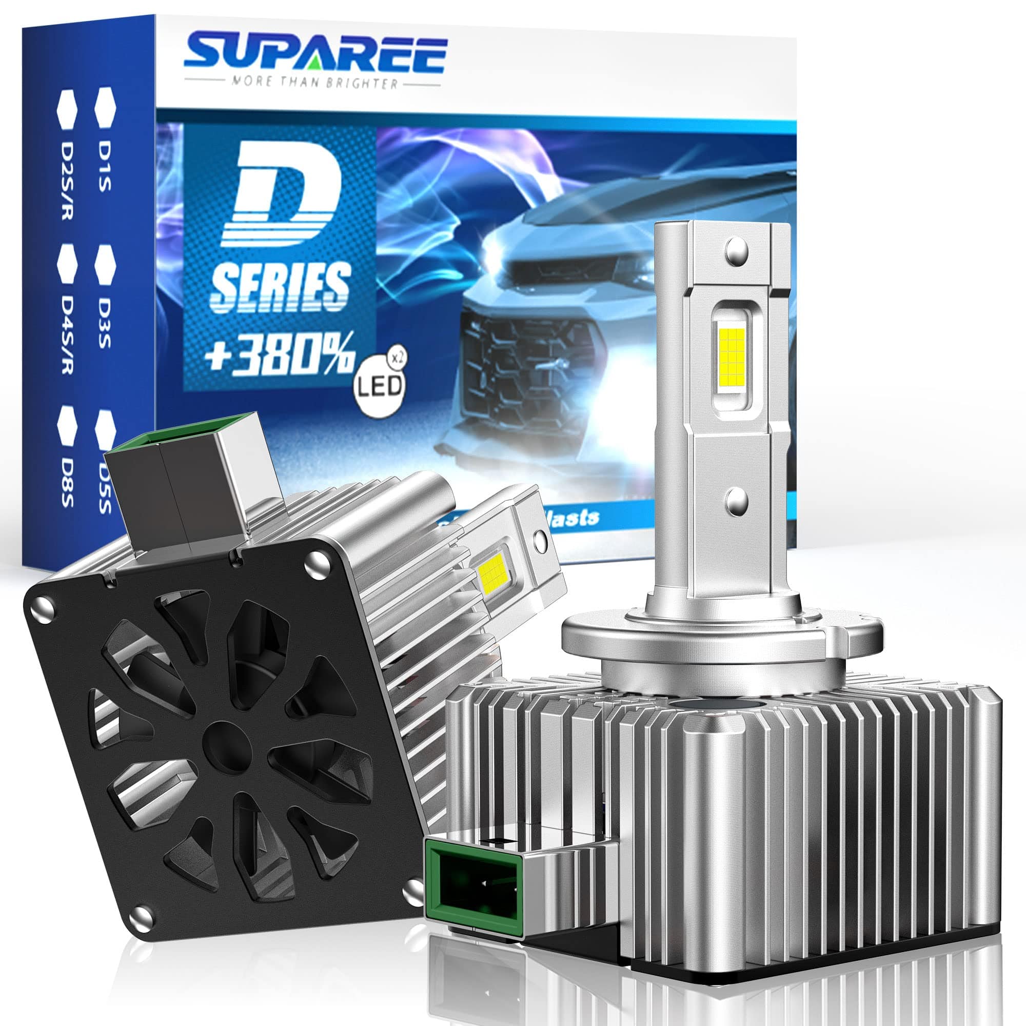 D3S D3R LED Headlight Bulbs Bright LED Conversion Kits SUPAREE