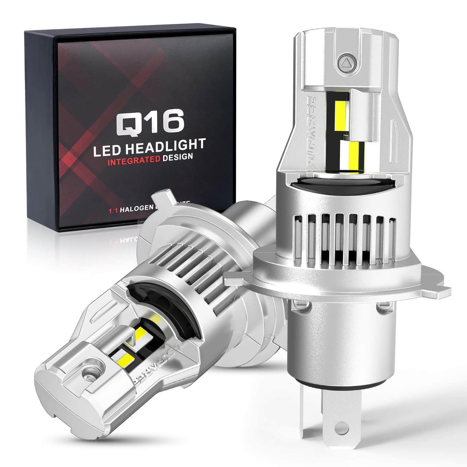 LED headlight bulbs H4/9003 LED Headlight Bulbs 6500K White Super Bright