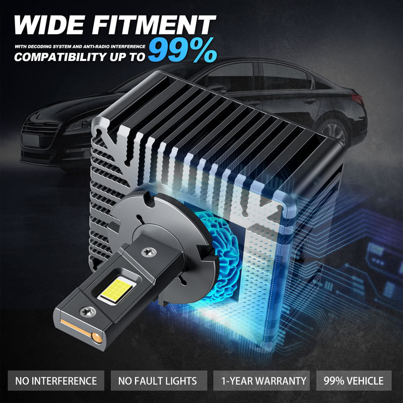 LED headlight bulbs D5S with Plug and Play