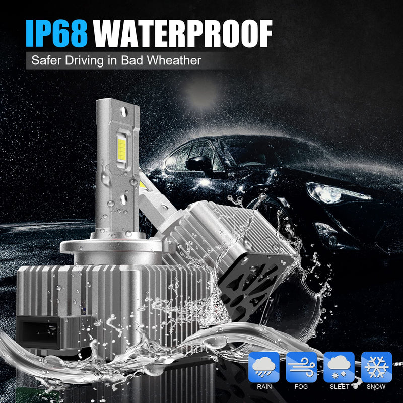 D1S D1R LED Headlight Bulbs Bright LED Conversion Kits