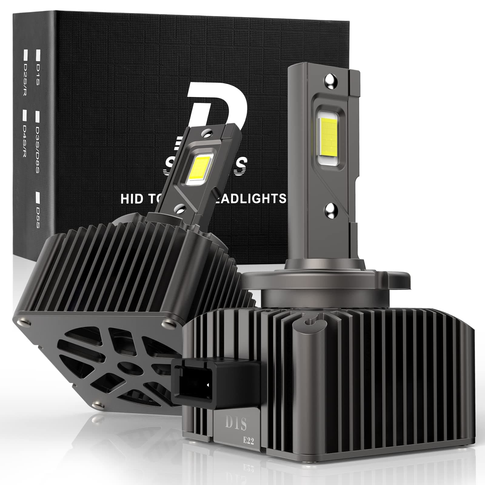 D1S D1R D1C LED Headlight Bulbs Plug and Play
