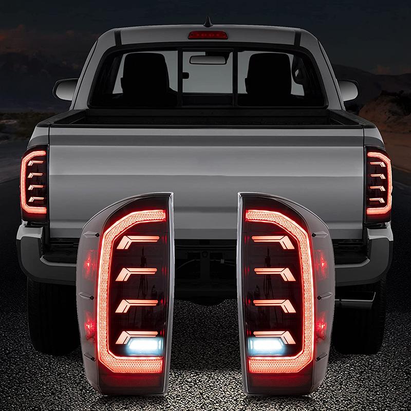 Smoke Tail Lights Compatible with 2016-Later Toyota Tacoma