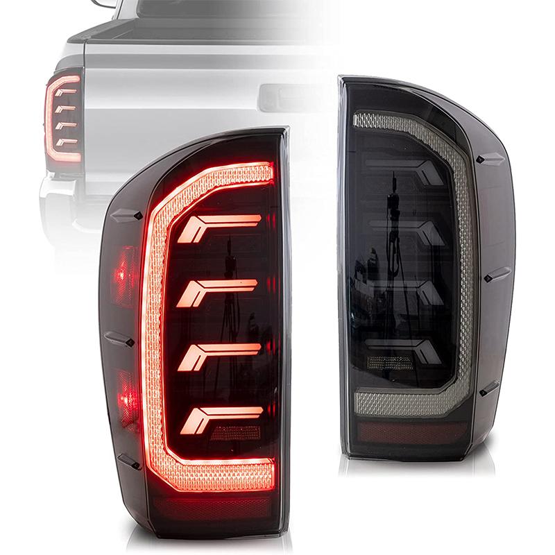 Smoke Tail Lights Compatible with 2016-Later Toyota Tacoma